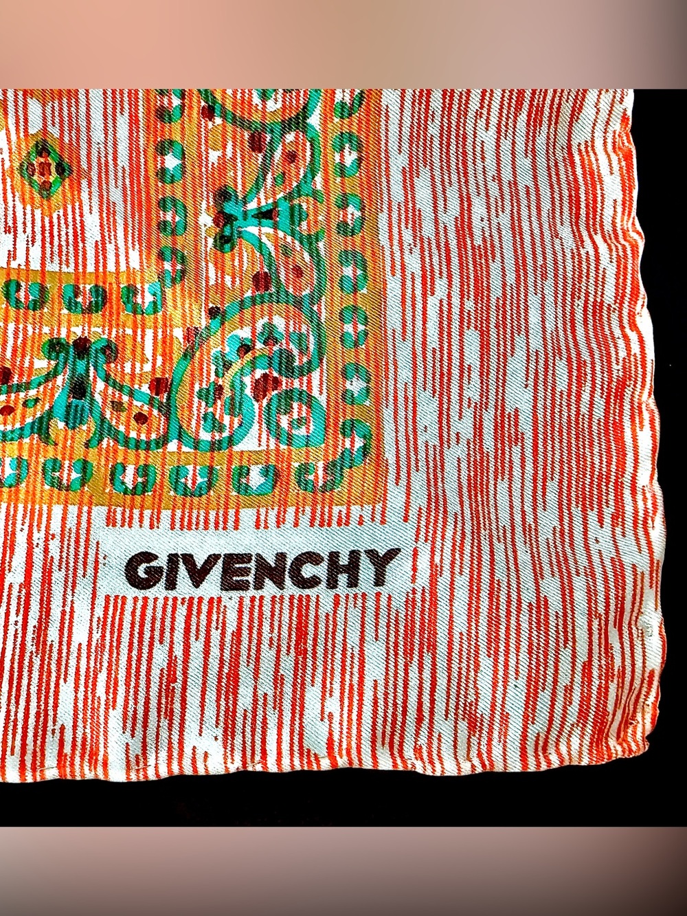 Givenchy Silk Bandana Pocket Square